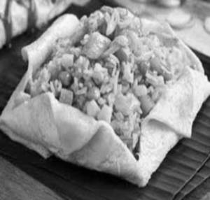 Egg Wrapped Fried Rice
