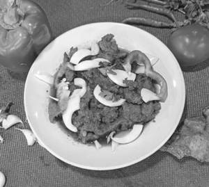 Beef handi kabab