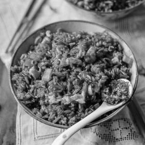 Soy Sauce Fried Rice Veg