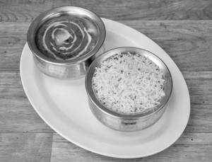 Dal makhni and jeera rice combo