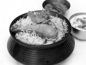 Hyderabadi Chicken Dum Biryani