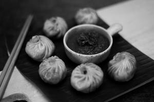Veg Schezwan Steam Momos