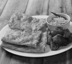 Egg Paneer Moghlai Paratha