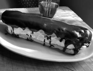 West View Old Fashioned Chocolate eclair