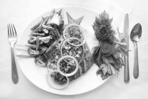 Pomfret Fish in Choice of Preparation