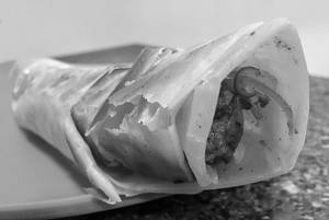 Chicken Reshmi Kathi Kebab Roll