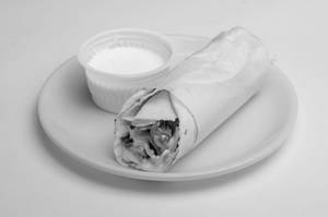 Tandoori Shawarma Chicken  Roll