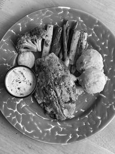 Grilled Fish With Caper Butter
