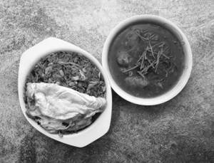Chicken Triple Schezwan Rice [500ml gravy and 500ml rice]