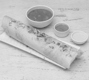 Onion masala dosa