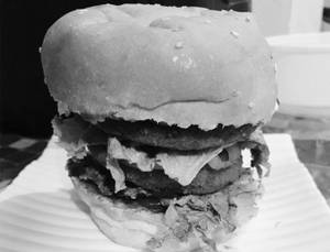 Cheesy Double Decker Burger