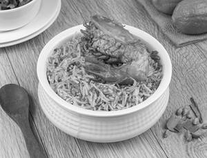 Jumbo Malai Chingri Biryani (1 Pc)