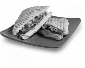 Vegetable Filing With Cheese Sandwich