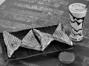Grilled Sandwich + Shake / Cafe Frappe