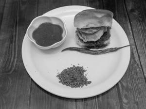 Schezwan Batata Bhajiya Pav