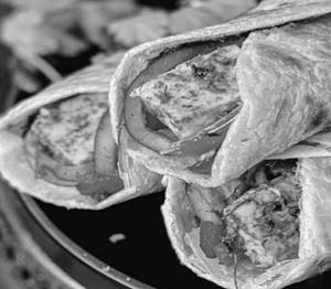 Paneer Malai Tika Roll