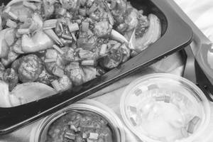 Paneer with Mushroom Chilli Dry