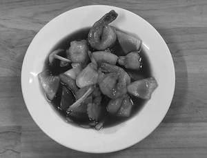 Prawn In Oyster Sauce (7 Pieces)( Non Spicy)