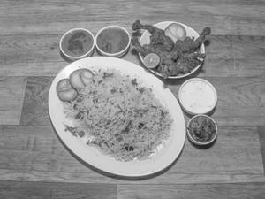 Chicken Lollipop Biryani