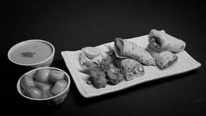 Chicken Tikka Rumali Roll