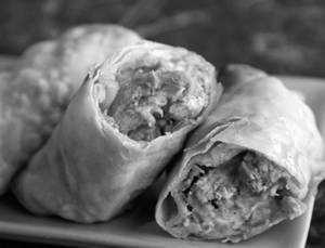 Chicken Double Egg Roll