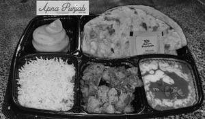 Aloo Gobi+dal Makhni+2  Tawa Wheat Parantha+rice