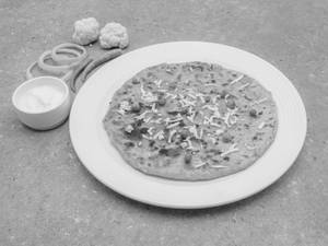 Mixed Veg Paratha With Curd(2 Pcs)