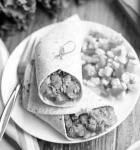 Barbeque Chicken Wrap