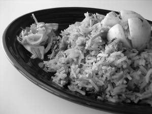 Egg biryani