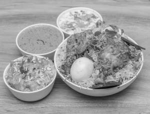 Chicken Biryani with egg