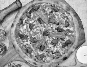 Chicken Sheekh Kebaab Pizza
