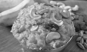 Sweet Pongal with Dry Fruits