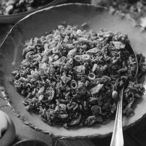 Soy Sauce Fried Rice With Chicken