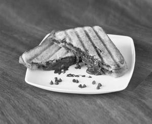 Choco Cheesy Sandwich With Chiili Special Grilled Sandwich
