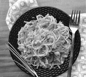 Schezwan egg noodles