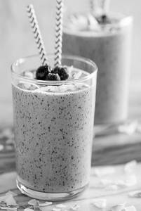 Blueberry Lychee Mocktail