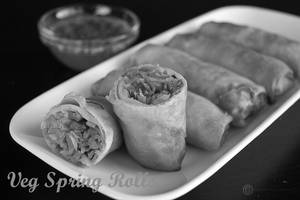 Veg. Spring Rolls (3).Low price