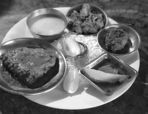 Desi Rohu Fish Thali