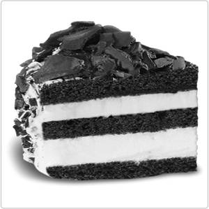 Black Forest Ice Cream Cake Slice