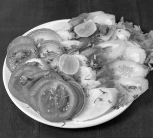 Seafood Healthy Green Salad