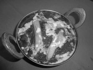 Baby corn Palak