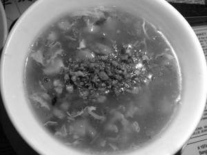Veg Burnt Garlic Soup