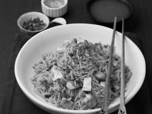 Chicken Chilli Garlic Fried Rice (with Egg)