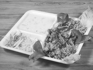 Special Veg Biryani With Raita