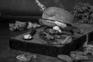 Captain Fried Chicken Burger