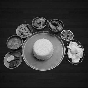 Chicken Rice Thali