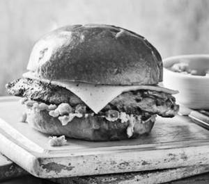 Chicken Chapli Kebab Burger