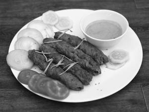 Mutton Seekh Kebab (4 Pcs)