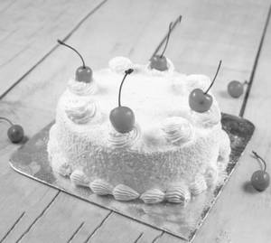 White Forest Fresh Cream Eggless Cake ( 450 Gram )