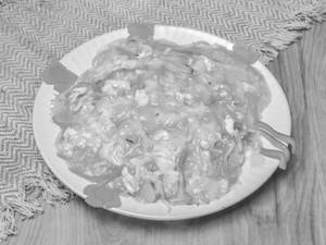Egg Chicken Gravy Chow mein